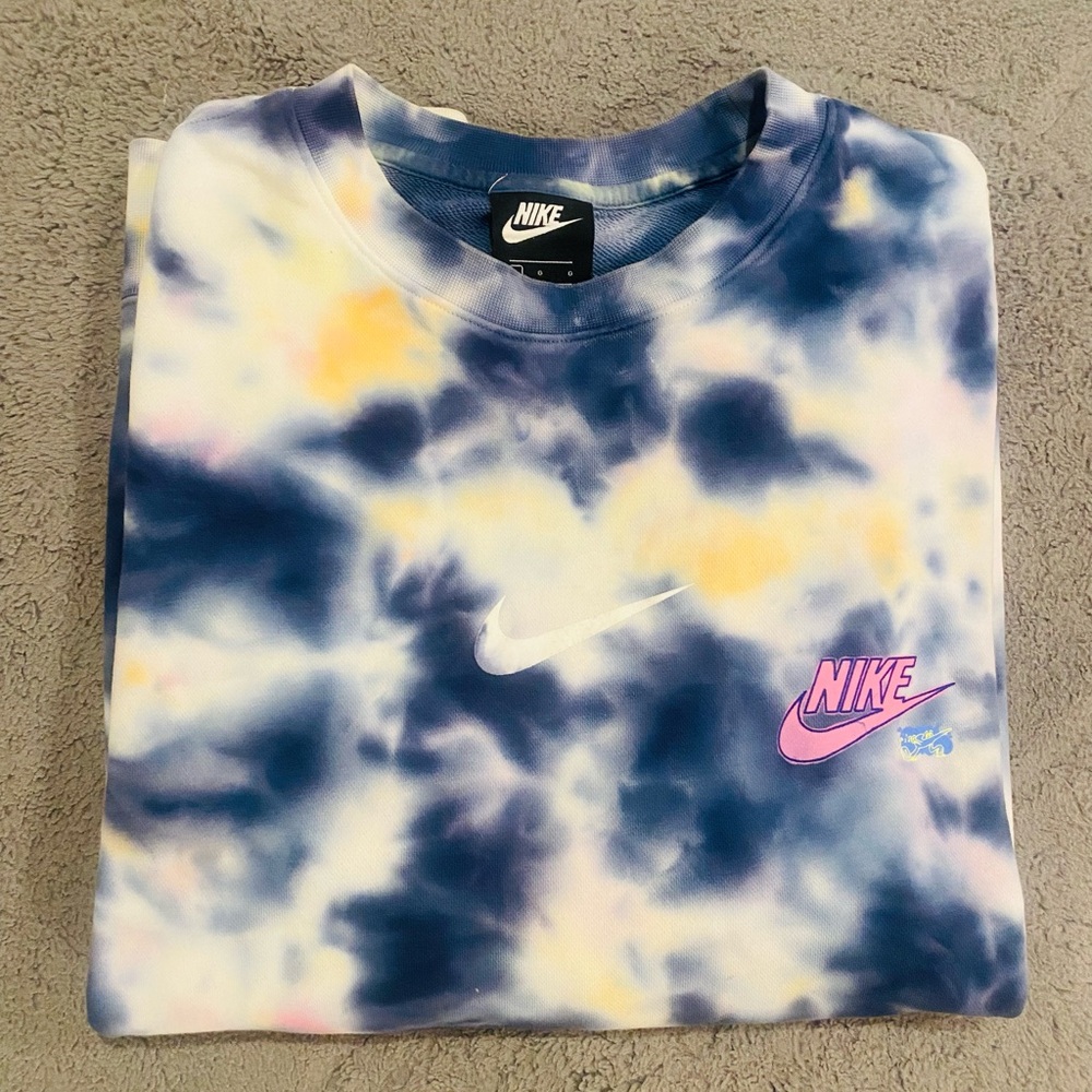 Nike Multicolor Tie-Dye Crewneck
